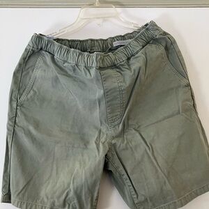 Outerknown Olive Green Paz Shorts
